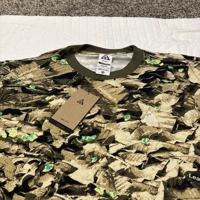 Nike ACG Dri-FIt Leafcutter Camiseta Talla Grande Hombres Verde Oliva HJ0794-222 Foto 1 de 4