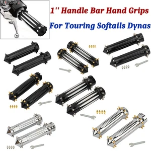 Spikes 1'' Motorcycle Hand Grips Handlebar For Harley Touring Sportster Softail - Picture 1 of 26