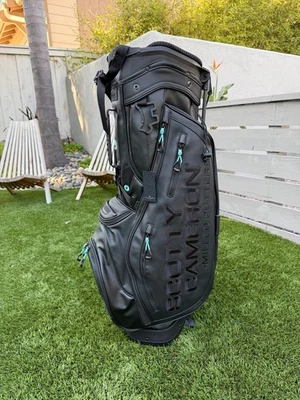 Raro Nuevo Bolso de Golf Scotty Cameron Circle T Pathfinder Negro Carbono y Azul Tiffany Foto 1 de 4
