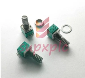 5pcs B10K 10k ohm 6 pin Linear Rotary Potentiometer for power amplifier - Picture 1 of 1