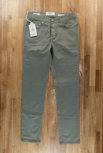 BARBA Napoli green hand made slim fit lightweight jeans 33 (CHECK MEASUREMENTS) - Picture 1 of 10