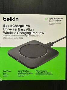 * Belkin BoostCharge Pro 15W Universal Easy Align Wireless Charging Pad. - Bild 1 von 4