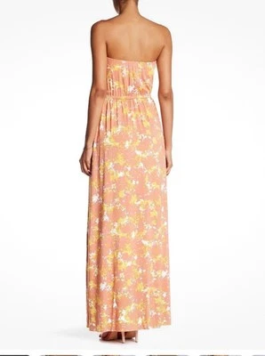 🆕👗 NUEVO Maxi Vestido Jersey Rachel Pally Sin Tirantes Caftán Corbata, XL Solero Playa Foto 1 de 4