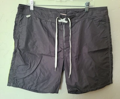 Sundek Light Poly Swim Shorts Grey Rainbow Back Men's  36 - Image 1 of 4