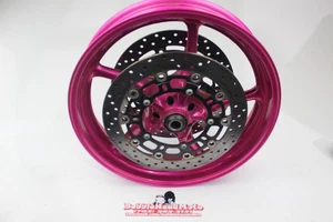 06-16 YAMAHA YZF R6 OEM FRONT WHEEL RIM STRAIGHT - Picture 1 of 10