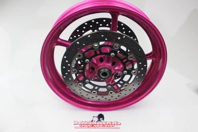 06-16 YAMAHA YZF R6 OEM FRONT WHEEL RIM STRAIGHT - Image 1 of 4