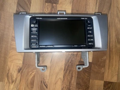 2007 2008 Toyota Solara Navigation GPS JBL Radio CD Player OEM 86120-06450 - Image 1 of 4