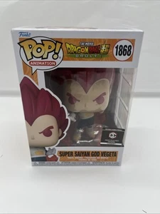 Funko Pop! Super Saiyajin Gott Vegeta Dragon Ball Super #1868 Kelch Exclusive - Bild 1 von 9