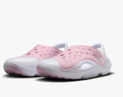 Sandalia para niñas Nike Aqua Swoosh GS 'Espuma rosa' FV6363-600 talla 5 para mujer 6,5 Foto 1 de 4