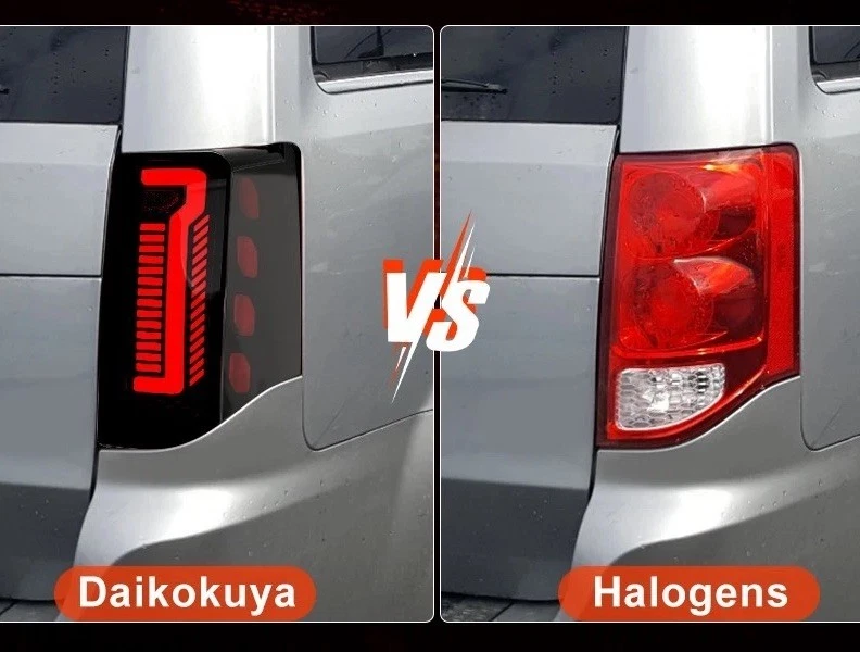 PAIR Sequential LED Tail Lights for 2011-2020 Dodge Grand Caravan Dynamic LH/RH  - Image 1 of 4