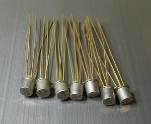 QTY 7 - Texas Instruments TI 2N3909 Transistor Gold Leads NOS - Picture 1 of 1