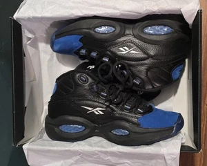 Baloncesto Reebok Question Mid negro azul para hombre talla 8 Allen Iverson Philly - Imagen 1 de 9