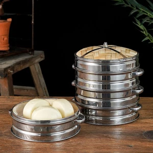 Stainless Steel Dumplings Steamer - Picture 1 of 5