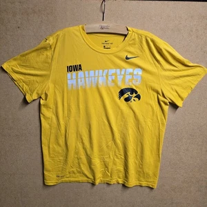 Iowa Hawkeyes Nike The Nike Tee Dri Fit Herren T-Shirt Gr. XL Gelb Gold - Bild 1 von 4