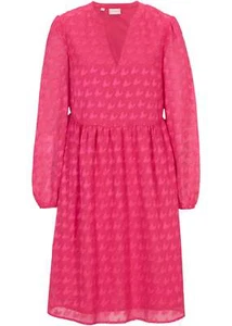 Neu Jacquardkleid mit Hahnentritt Gr. 42 Pinklady Damen Abendkleid Langarm-Dress - Bild 1 von 1