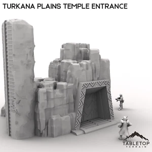 Entrada al templo de las llanuras de Turkana - terreno de mesa MCP - Imagen 1 de 7
