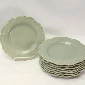 JCPenney Chris Madden Adalina Grün Salatteller 9" Menge 8 - Bild 1 von 7