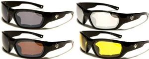 lunettes moto motard de soleil biker croix conduite malte choppers 8CP927MIX - Imagen 1 de 6