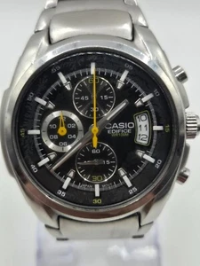 Casio Edifice EF-512D Stainless Steel Men's 43mm Watch - Picture 1 of 17