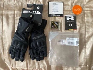 Richa Gladiator GTX Motorradhandschuhe Gr. M schwarz Gore Tex Brandneu UVP119,99€ - Bild 1 von 16