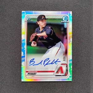 2020 Bowman Draft Brandon Pfaadt 1st Chrome Auto /499 Refractor D-Backs Rookie - Picture 1 of 10