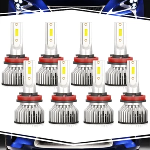 For Buick Allure 2005-2010 4 Pair 6K H8/H9/H11 DRL High Low Beam Bulb Headlight - Picture 1 of 12