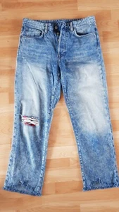 cropped H&M Straight Fit High Waist Denim Jeans, Gr. 31 - Bild 1 von 10