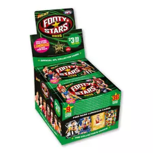 AFL Football 2025 Select Footy Stars Trading Cards Booster Box (Display of 36) - Picture 1 of 3