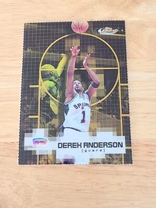2000-01 Topps Finest Gold refractor/100 Derek Anderson #45 Spurs $$$ - Imagen 1 de 2