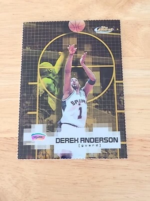 2000-01 Topps Finest GOLD Refractor /100 Derek Anderson #45 Spurs $$$ - Image 1 of 2