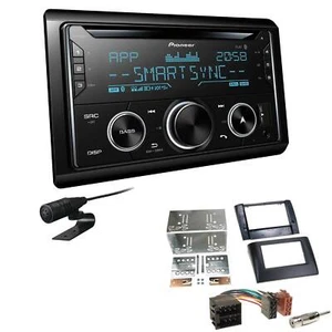 Pioneer Autoradio CD Bluetooth USB Einbauset für Fiat Stilo 2001-2008 schwarz - Bild 1 von 4