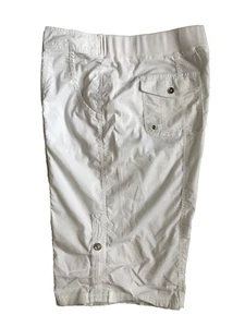 Rafaella Sport Talla 14-16 Cintura 36" Blanco Elástico Ajustable Pantalones capri largos para mujer - Imagen 1 de 13