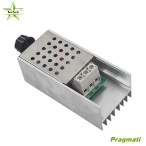 SCR AC 110-220V 10000W Motor Speed Controller Volt Regulator Dimmer Thermostat - Picture 1 of 10