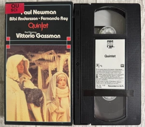 Quintet VHS Paul Newman Bibi Andersson Fernando Rey Robert Altman 1979 - Picture 1 of 2