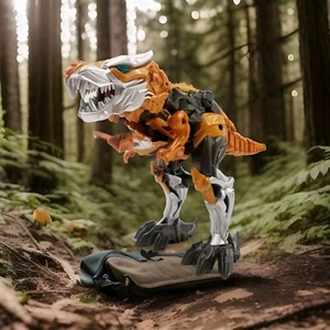 Grimlock Transformers Age of Extinction Movie 4 2014 Hasbro Flip & Change Works - Picture 1 of 20