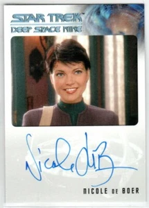 WOMEN OF STAR TREK ART & IMAGES NICOLE DE BOER AS LT. EZRI DAX DS9 STY AUTOGRAPH - Picture 1 of 2