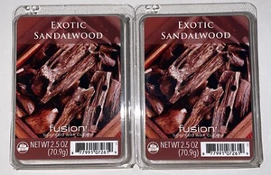 2 Packungen Fusion duftende exotische Sandelholz Wachs Melts 2 Packungen / je 2,5 Oz - Bild 1 von 2