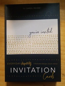 EINLADUNGSKARTEN .Alltag Gastfreundschaft - 15 KARTEN MIT UMSCHLÄGEN - - Bild 1 von 1