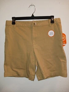 NWT Sz 8 BCI Wonder Nation Khaki Beige Shorts School Uniform - Picture 1 of 2