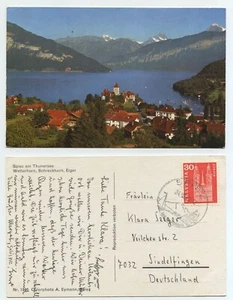 74304 - Spiez am Thunersee - Ansichtskarte, gelaufen 24.8.1965 - Picture 1 of 2