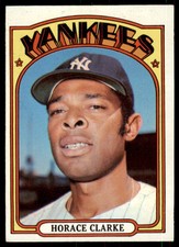 1972 Topps Horace Clarke  EX New York Yankees #387