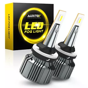 Auxito Error Free White 880 Light Bulb 4000LM 100W 881 892 LED Fog Driving 6000k - Picture 1 of 9