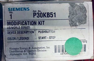 SIEMENS P30KB51 START/STOP MODIFICATION KIT NEW IN BOX READY TO SHIP - Picture 1 of 1