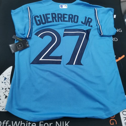 Vladimir Guerrero Jr. #27 Toronto Blue Jays Powder Blue Cool Base Jersey Cover