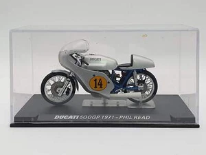 Moto Ducati 500GP (1971) Edicola 1/24 Argento - Foto 1 di 4