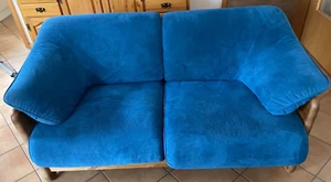 Zwei gebrauchte Sofas aus dänischem Massivholz (BO Konzept) - Bild 1 von 5