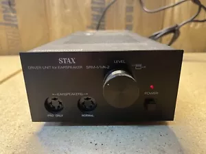 Stax SRM-1/MK-2 SRX Electrostatic Headphone Driver Amplifier Unit - Picture 1 of 4