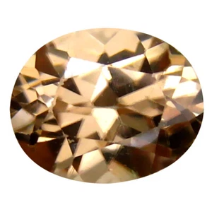 2.27 ct Super-Excellent Oval Cut (8 x 7 mm) Un-Heated Brown Zircon Gemstone - Bild 1 von 1