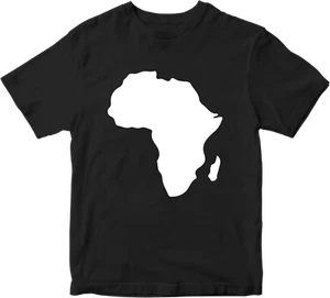 Mapa Camiseta Africana Continente Países Tribal Negra Historia Wakanda Estancia Regalos - Imagen 1 de 14
