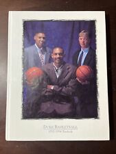 Team SIGNED Duke 1993-1994 Basketball Yearbook - Grant Hill - Hardcover